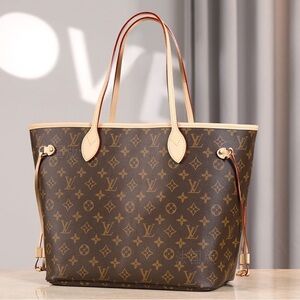 Louis Vuitton Monogram Canvas Tote in Brown and Tan